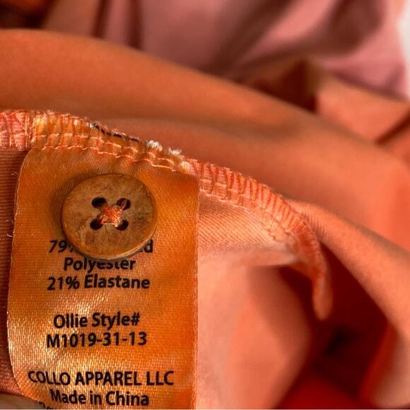 Collo Apparel Santa Rosa Orange Short Sleeve Men’s Golf Polo Size 2X UPF 50 New - Picture 10 of 11